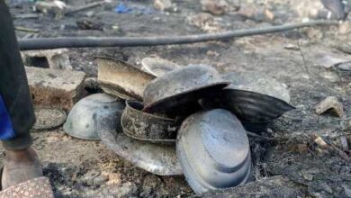 صورة وفاة شخص وتشرد 3 أسر في حريق بأحد أحياء مدينة نواذيبو