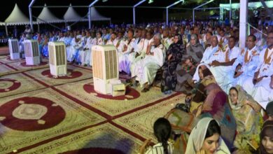 صورة وزير الثقافة يشرف على افتتاح النسخة الثانية من مهرجان لعيون لتنمية الثقافة والتراث