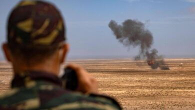 صورة مقتل قيادي في جبهة البوليساريو في قصف شنته مسيرة مغربية