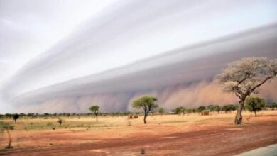 صورة الحالة الجوية العامة ليومي 4 و 5 أكتوبر