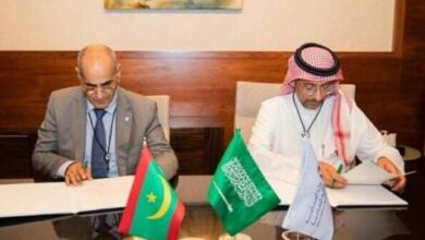 صورة توقيع اتفاقية تعاون بين موريتانيا والسعودية في مجال التعدين