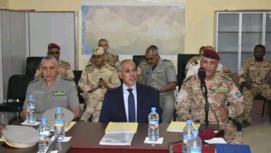 صورة وزير الدفاع الوطني يشرف على انطلاق المراحل النهائية من تمرين القوات الخاصة