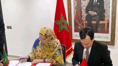 صورة وقعت  وزيرة التشغيل و التكوين المهني  على البرنامج التنفيذي للتعاون في مجالي التشغيل و التكوين المهني بين االمغرب و موريتانيا للسنوات 2024-2025-2026.
