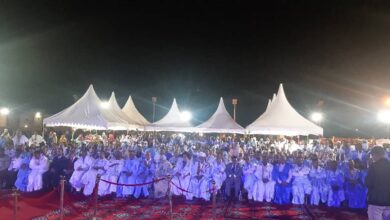 صورة انطلاق أول نسخة لمهرجان العادات والتقاليد المرتبطة بالإبل بالشامي