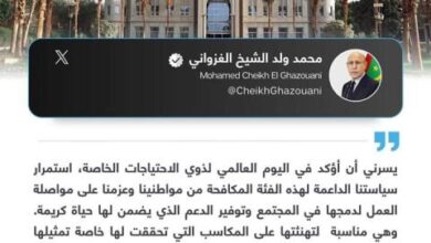 صورة رئيس الجمهورية: سنواصل دعم فئة ذوي الاحتياجات الخاصة المكافحة- تغريدة