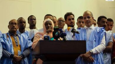 صورة كلمة رئيس حزب الإنصاف خلال مهرجان اللجنة الوطنية لشباب الحزب