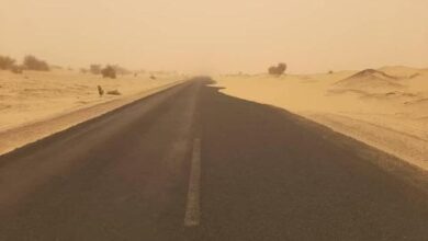 صورة طقس: توقع رؤية متأثرة بالأتربة وتراجع طفيف لدرجات الحرارة
