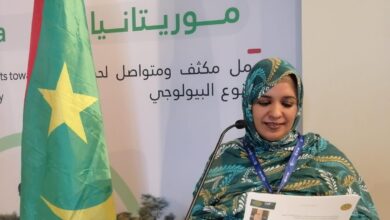 صورة المستشارة عن جھة آدرار كحني بنت انكر اني  تحظى بدعم غالبية المستشارين