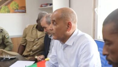 صورة وزير المياه ينتقد أداء الشركات المُنفذة لمشروع آفطوط الشرقي