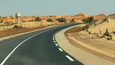 صورة غزواني يغادر إلى النباغية لتدشين طريق يربطها بطريق الأمل