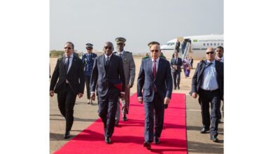 صورة غزواني يعود إلى نواكشوط بعد حضوره تنصيب رئيس السنغال