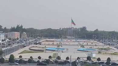 صورة توقيف شاب حاول إحراق نفسه أمام القصر الرئاسي