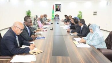صورة اجتماع اللجنة الوزارية لمتابعة البرامج التنموية الكبرى في موريتانيا