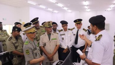 صورة المدير العام للأمن الوطني يزور مركز نظام الأمن والمراقبة العامة لمدينة نواكشوط