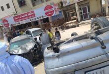 صورة حادث سير خطير فى منطقة” تن اسويلم ” بمقاطعة عرفات