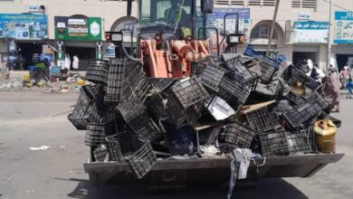 صورة وزارة التجهيز والنقل تواصل عملية اخلاء الشوارع واصلاحها فى دوار “ابولى اكلينيك “