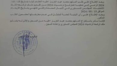 صورة محكمة الاستئناف في نواكشوط تمنح ولد عبد العزيز الإذن بإيداع ملف ترشحه للرئاسة