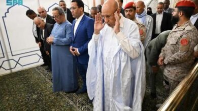 صورة غزواني في السعودية لزيارة المسجد النبوي