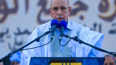 صورة ولد الغزواني: سنعمل على إنجاز ميناء على اليابسة في “كوكي”