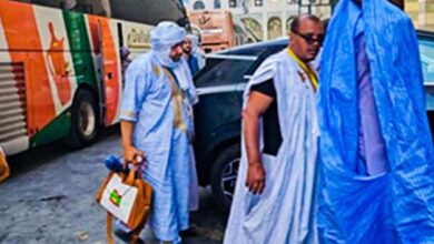 صورة الفوج السادس من الحجاج الموريتانيين يصل إلى المدينة المنورة
