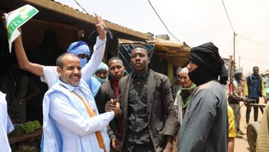 صورة ازويرات: المترشح ولد الوافي يعبر عن أمله في النجاح في الشوط الأول