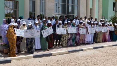 صورة جهة نواكشوط توزع منحا مالية لدعم تشغيل الشباب والحد من تأثيرات التغيرات المناخية