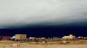 صورة خسائر مادية بعدل بكرو وقرى تابعة لها جراء عاصفة