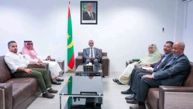 صورة وزير الصحة يستقبل مجموعة سليمان الحبيب المشرفة على تنفيذ المستشفى الجامعي