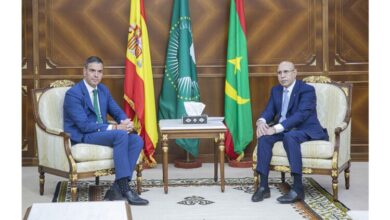 صورة الإعلان المشترك المتوج لزيارة رئيس الحكومة الإسبانية لموريتانيا