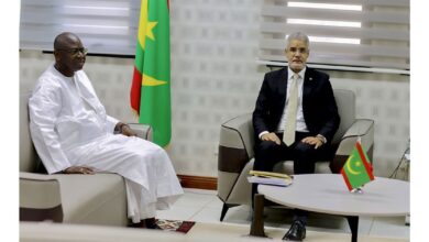 صورة وزير الاقتصاد والمالية يستقبل الممثل المقيم للبنك الدولي في موريتانيا