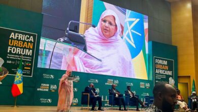 صورة رئيسة جهة نواكشوط تشارك في نقاش رفيع المستوى بين الوزراء الأفارقة والمنتخبين المحليين