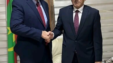 صورة وزير الداخلية يلتقي بالقائم بالأعمال في السفارة الامريكية
