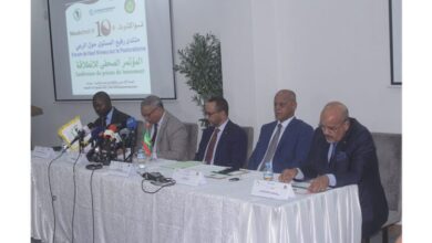 صورة انعقاد المؤتمر الصحفي الممهد للمنتدى رفيع المستوى حول الرعي