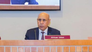 صورة كلمة رئيس الجمهورية في الاجتماع رفيع المستوى للجنة رؤساء الدول والحكومات الإفريقية المعنية بتغير المناخ