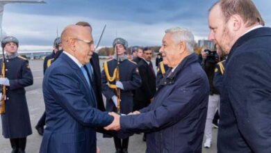 صورة الرئيس غزواني يصل مدينة قازان الروسية لحضور قمة دول تجمع بريكس