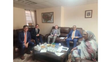 صورة وزير الطاقة يجري مباحثات مع رئيسة مؤسسة “تحدي الألفية” ونائب وزير الطاقة الأمريكي