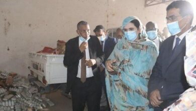 صورة الوزيرة زينب أحمدناه تشرف على حملة تجميع المواد الفاسدة من الأسواق