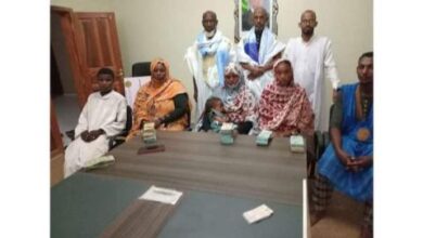 صورة مفوضية حقوق الإنسان توزع مبالغ نقدية على ضحايا الاتجار بالأشخاص فى الحوض الشرقي