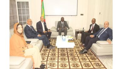 صورة الوزير المنتدب المكلف بالميزانية يستقبل وفدا من رجال أعمال المغرب
