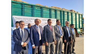 صورة ارسال كميات من المدخلات الزراعية إلى مناطق الإنتاج في الولايات الداخلية