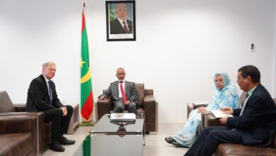 صورة وزير الصحة يبحث علاقات التعاون مع السفير الألماني بنواكشوط