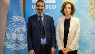 صورة وزير الثقافة يبحث مع المديرة العامة لليونيسكو ترقية العلاقات الثقافية بين بلادنا والهيئة الأممية