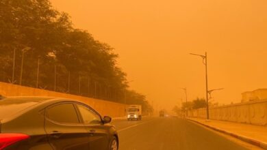 صورة الأرصاد الجوية تتوقع رياح محملة بالأتربة خلال اليومين القادمين