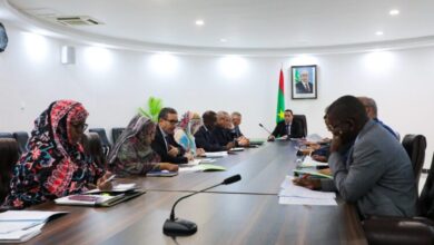 صورة اجتماع اللجنة الوزارية المكلفة بحقوق الإنسان