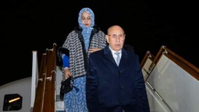 صورة الرئيس غزواني يصل إلى العاصمة الآذرية “باكو” لحضور قمة المناخ كوب 29