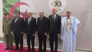 صورة الغزواني يحضر الاحتفالات بذكرى ثورة التحرير الجزائرية