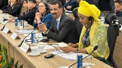 صورة وزير الثقافة اثناء اجتماع وزراء ثقافة مجموعة العشرين بالبرازيل: رئيس الاتحاد الافريقي يولي أهمية قصوى لقيم انصاف القارة الافريقية ولحماية تراثها من التحديات المناخية والامنية