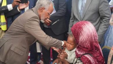 صورة وزير الصحة يشرف على اطلاق الحملة الوطنية للتلقيح ضد الحصبة والحصبة الألمانية