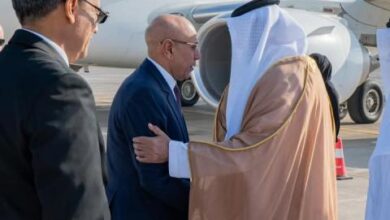 صورة الرئيس غزواني يصل إلى أبو ظبي بالإمارات العربية المتحدة (صور)