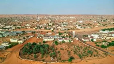 صورة توقعات لانخفاض الحرارة في عموم موريتانيا وتأثر للرؤية في بعض الولايات